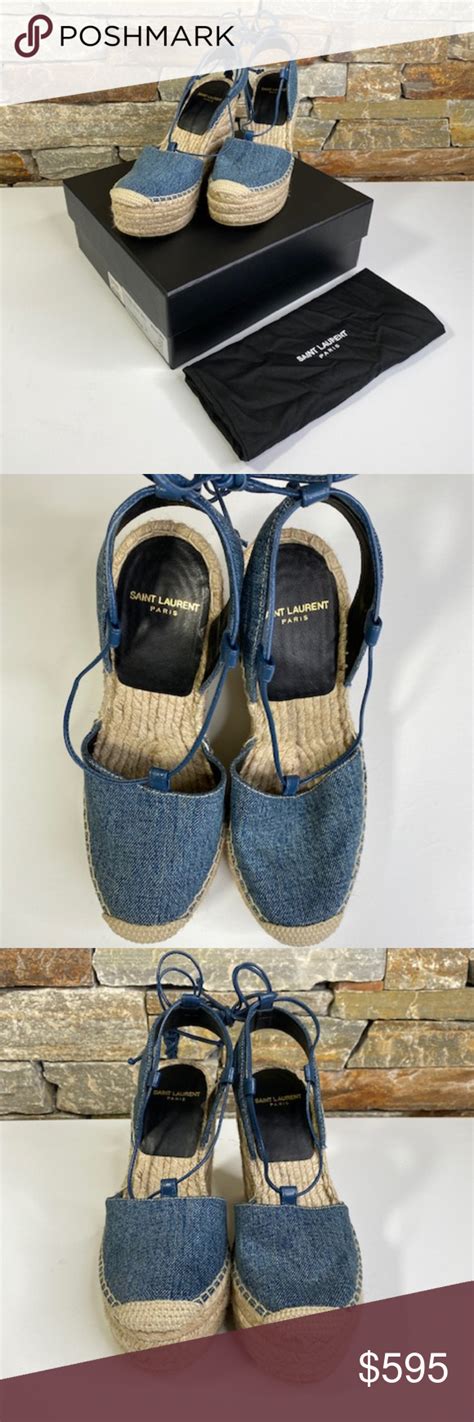 ysl espadrilles men|ysl denim espadrilles.